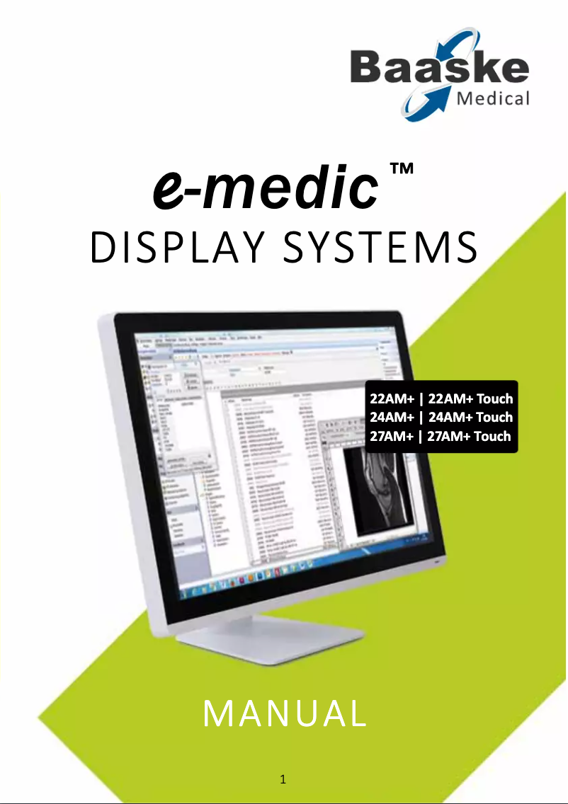 Image de la première page du manuel de l'appareil e-medic 24AM+
