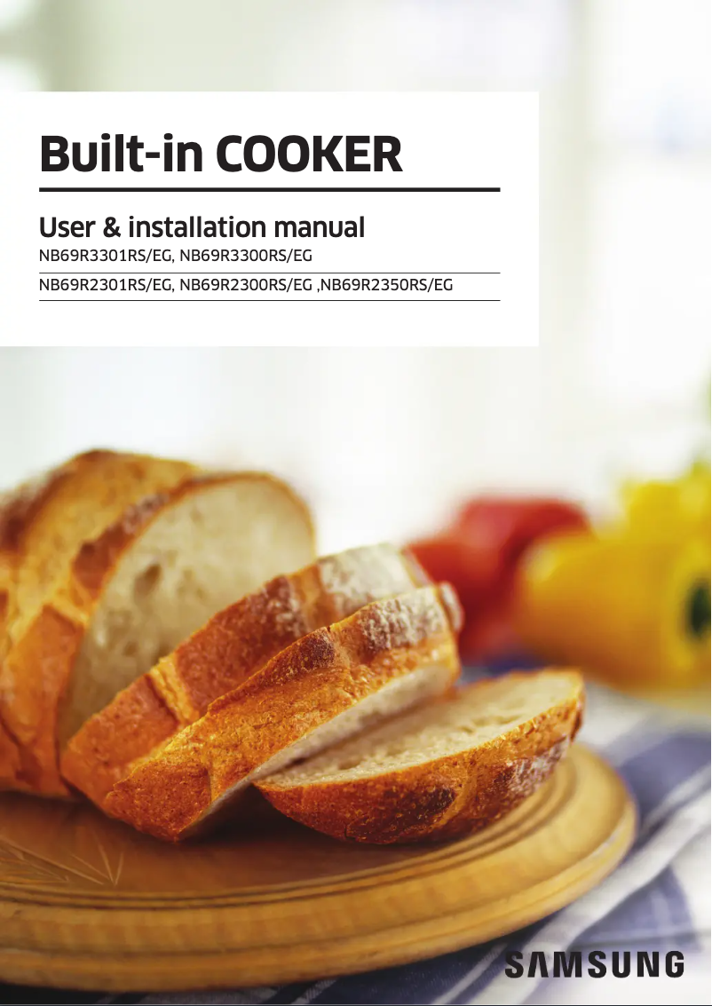 Page n°1 - Manuel utilisateur Samsung NB69R2301RS