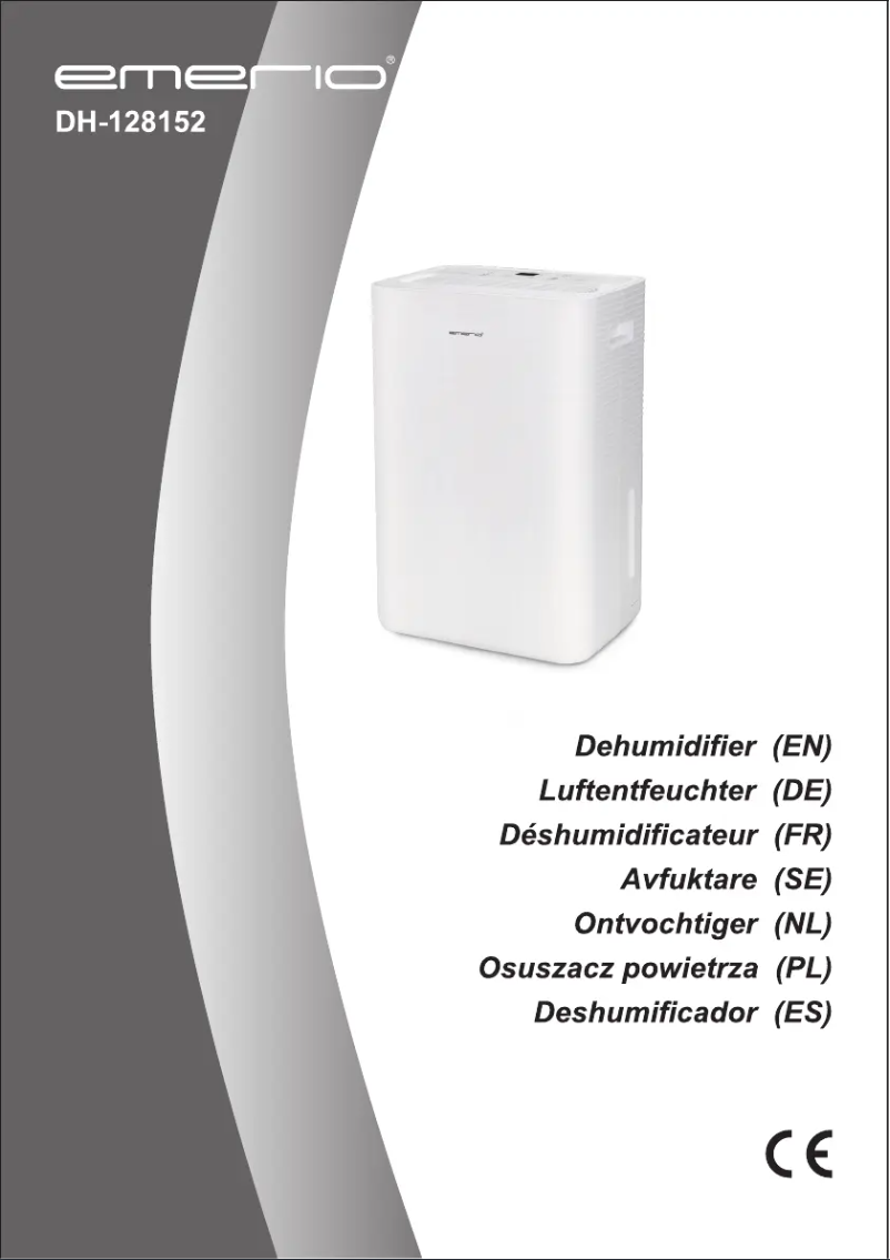 Page 1 de la notice Manuel utilisateur Emerio DH-128152