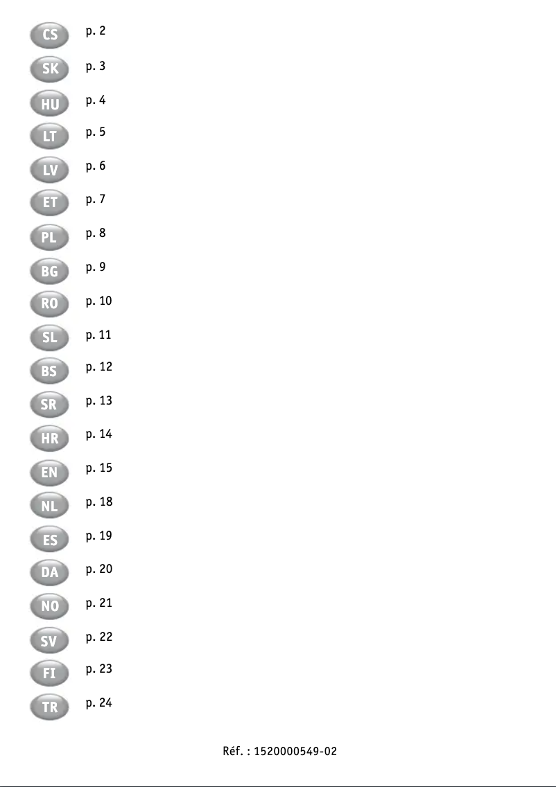 Image de la première page du manuel de l'appareil Multi Moulinette MQ7114