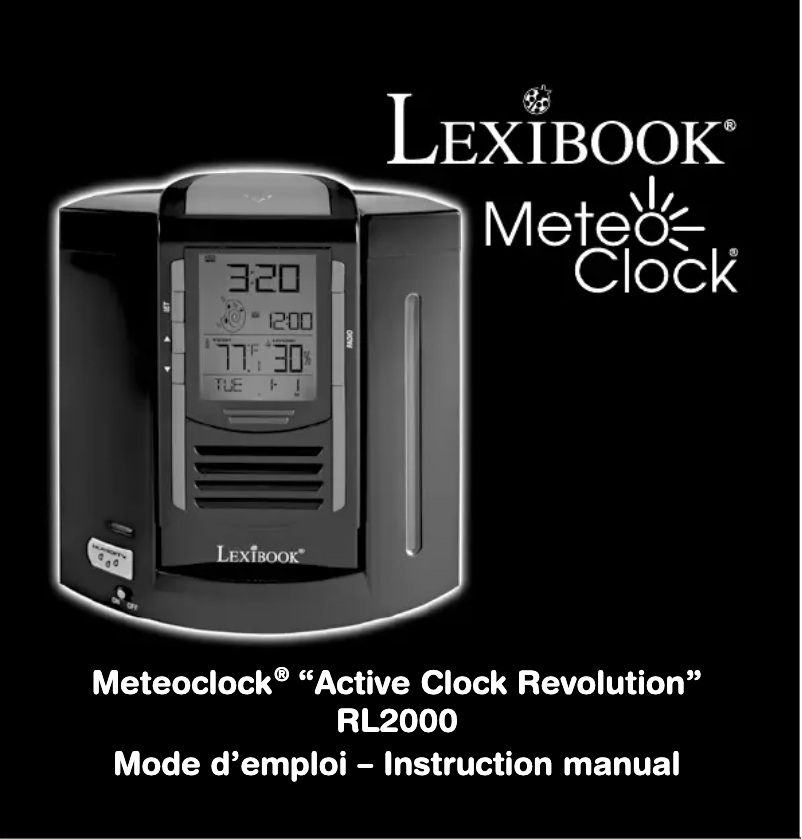 Image de la première page du manuel de l'appareil MeteoClock RL2000