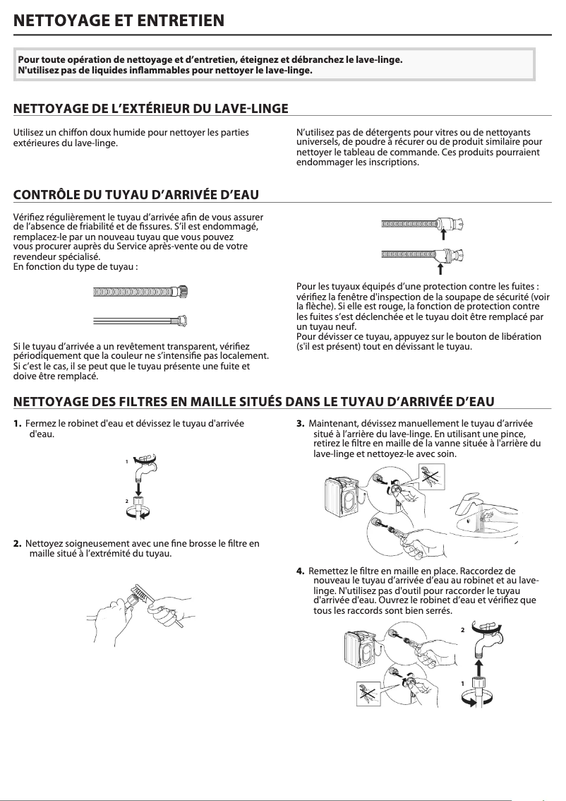 Page 1 de la notice Manuel utilisateur Indesit BI WDIL 861485 EU