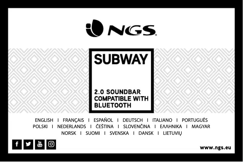 Página 1 del manual Manual de usuario NGS Subway