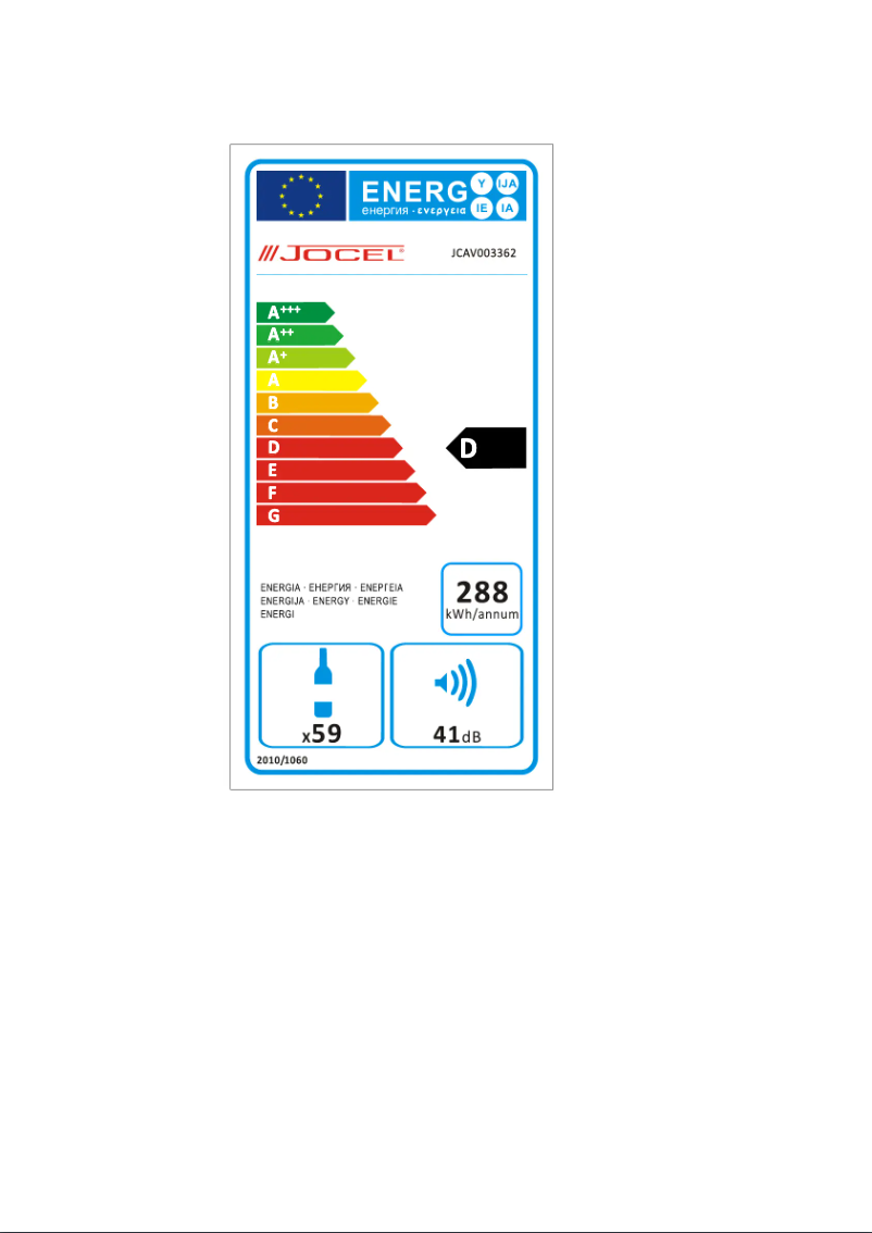 Page 1 de la notice Manuel utilisateur Jocel JCAV003362