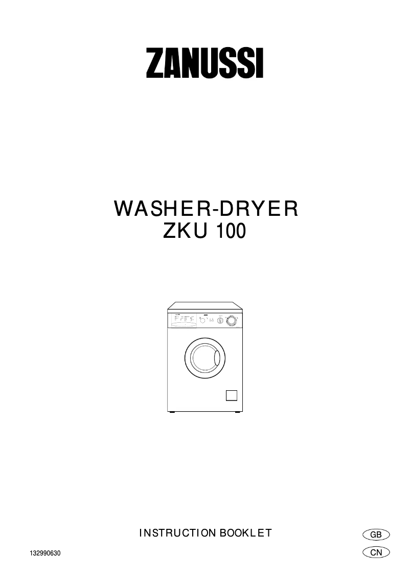 Page 1 de la notice Manuel utilisateur Zanussi ZKU100