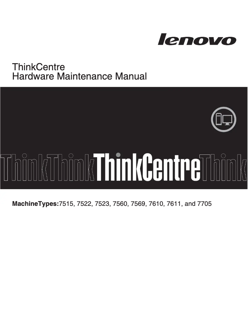 Page n°1 - Manuel utilisateur Lenovo ThinkCentre 7515