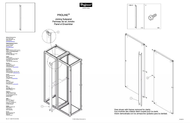 Page 1 de la notice Manuel utilisateur Hoffman PJP20G