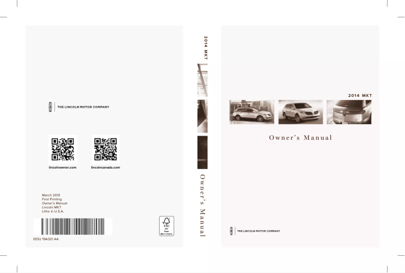 Image de la première page du manuel de l'appareil MKT (2014)