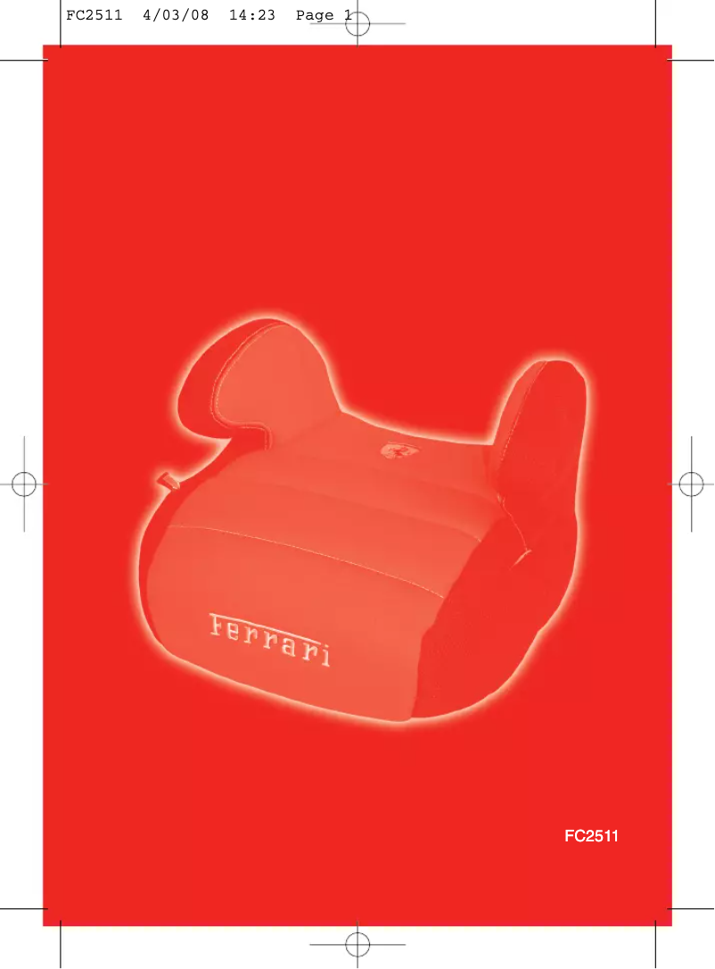 Page 1 de la notice Manuel utilisateur Ellermeyer Ferrari Dream Furia