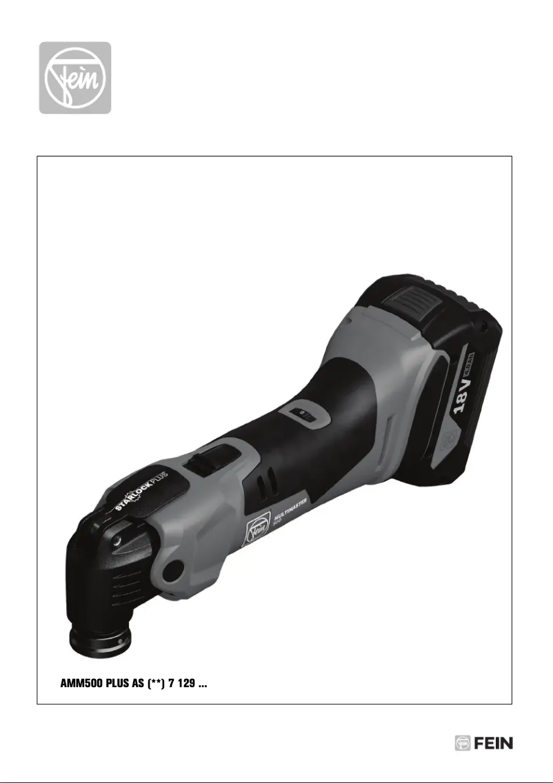 Página 1 del manual Manual de usuario Fein Multimaster AMM 500 Plus Top