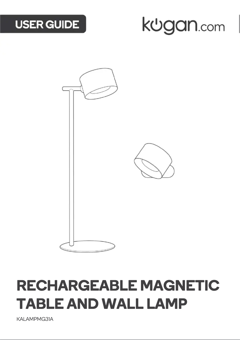 Image de la première page du manuel de l'appareil KALAMPMG31A