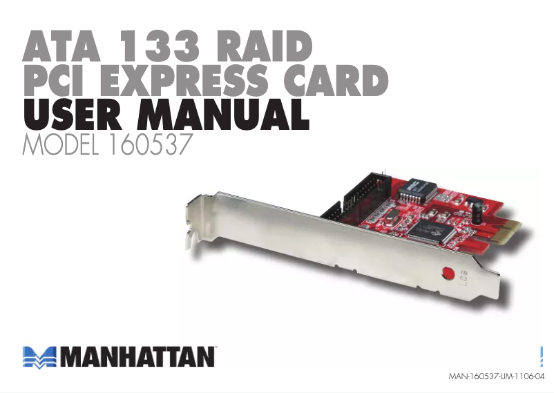 Image de la première page du manuel de l'appareil 160537