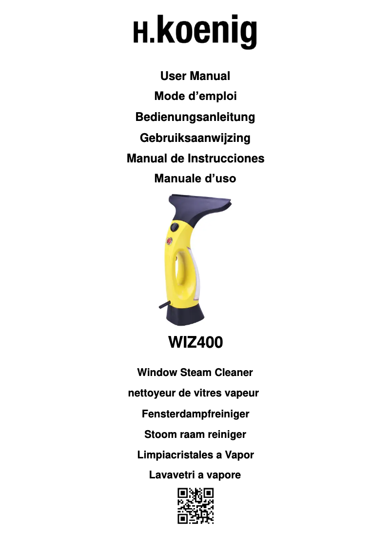 Page 1 de la notice Manuel utilisateur H.Koenig WIZ400