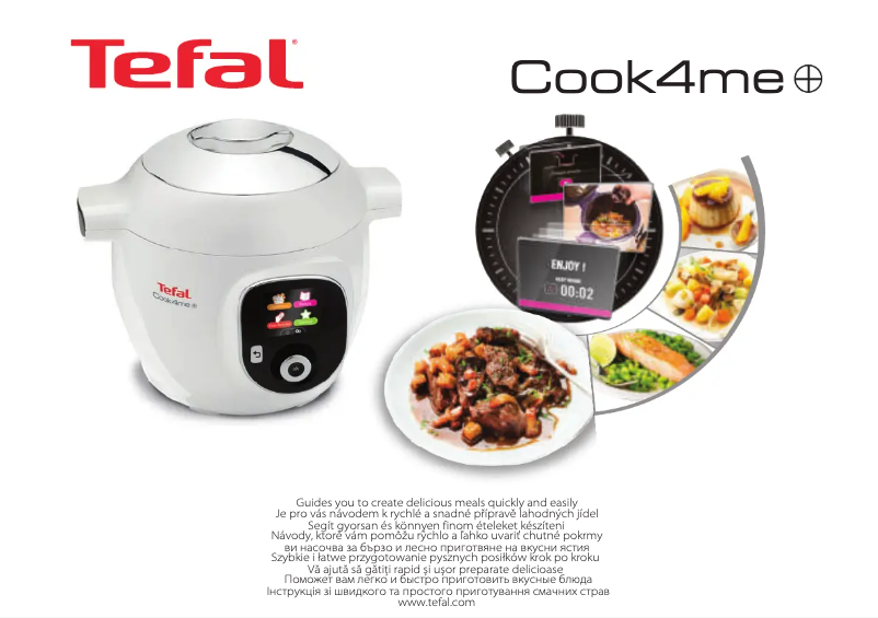 Page 1 de la notice Manuel utilisateur Tefal Cook4Me+