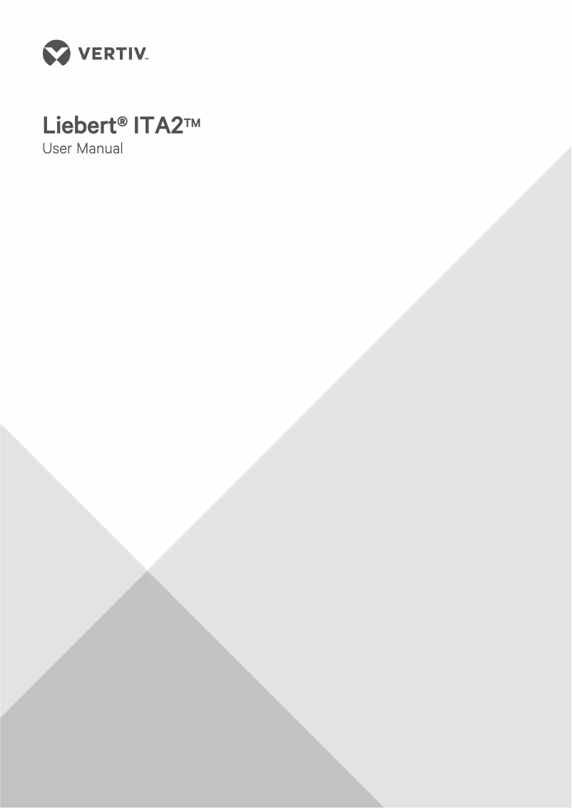 Image de la première page du manuel de l'appareil ITA2