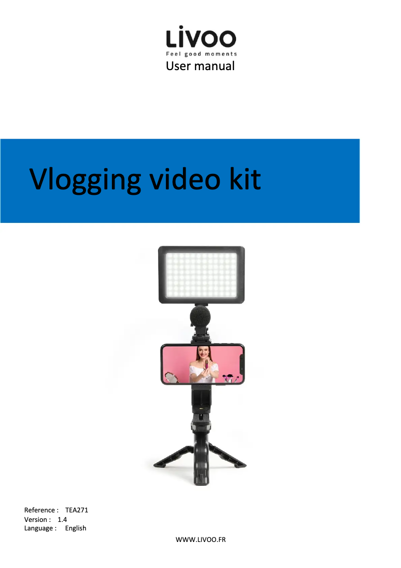 Image de la première page du manuel de l'appareil TEA271