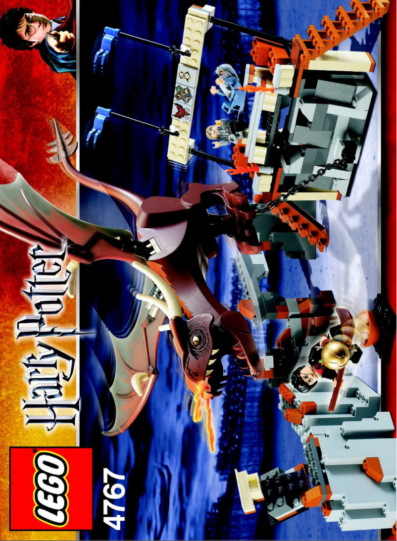 Page 1 de la notice Manuel utilisateur Lego Harry And The Hungarian Horntail