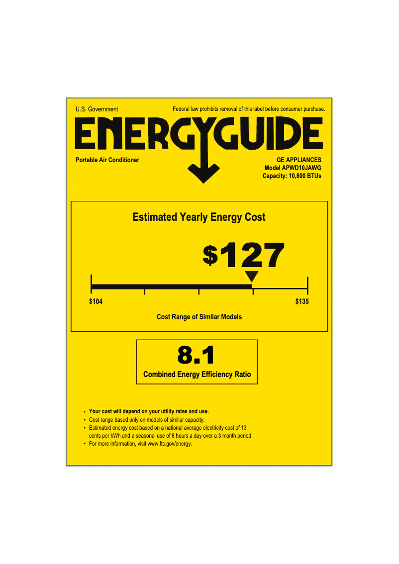 Image de la première page du manuel de l'appareil APWD10JAWG