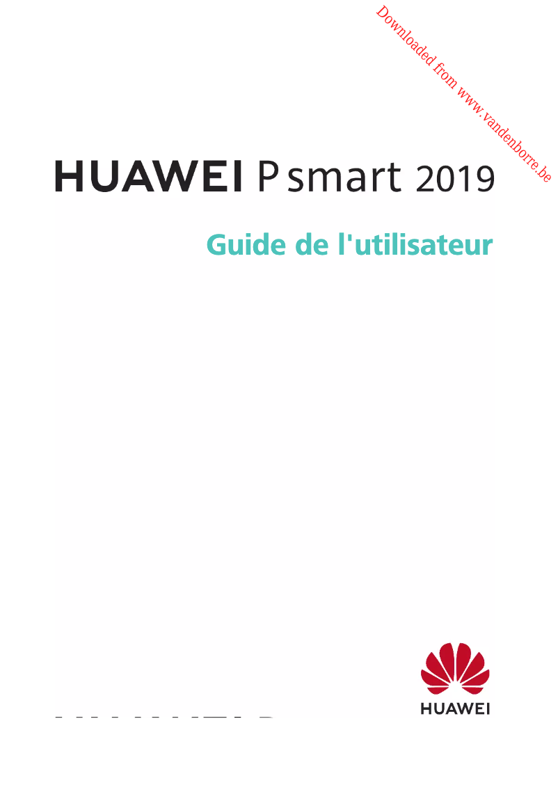 Image de la première page du manuel de l'appareil P Smart