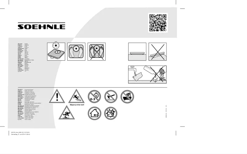 Page n°1 - Manuel utilisateur Soehnle Form
