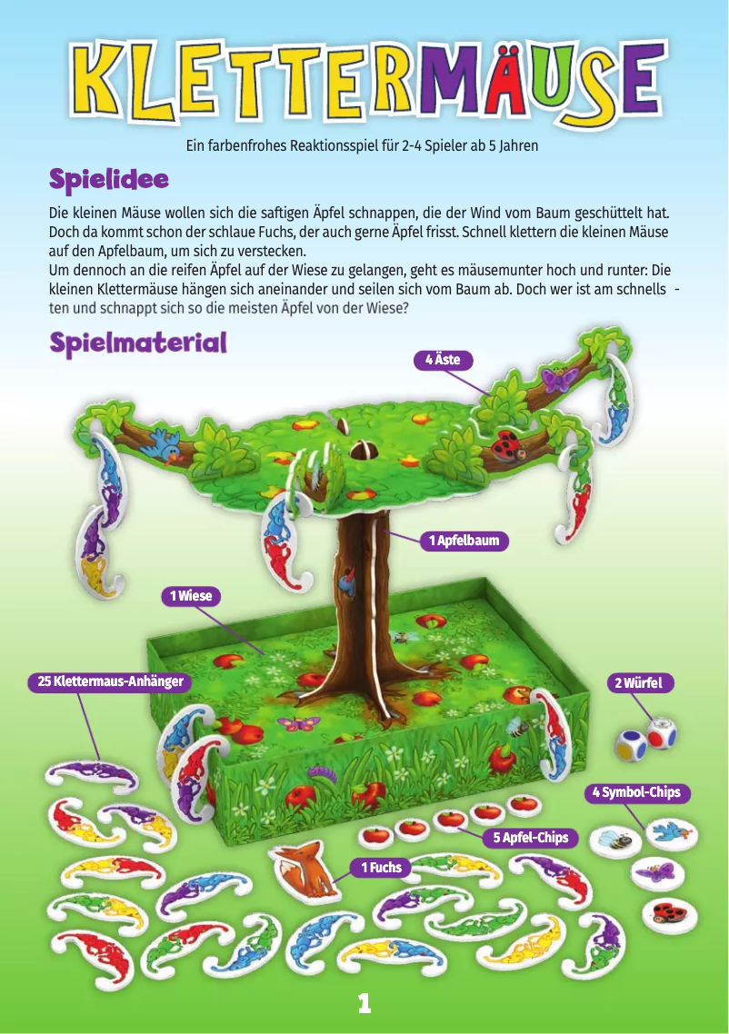 Page n°1 - Manuel utilisateur Schmidt Klettermäuse