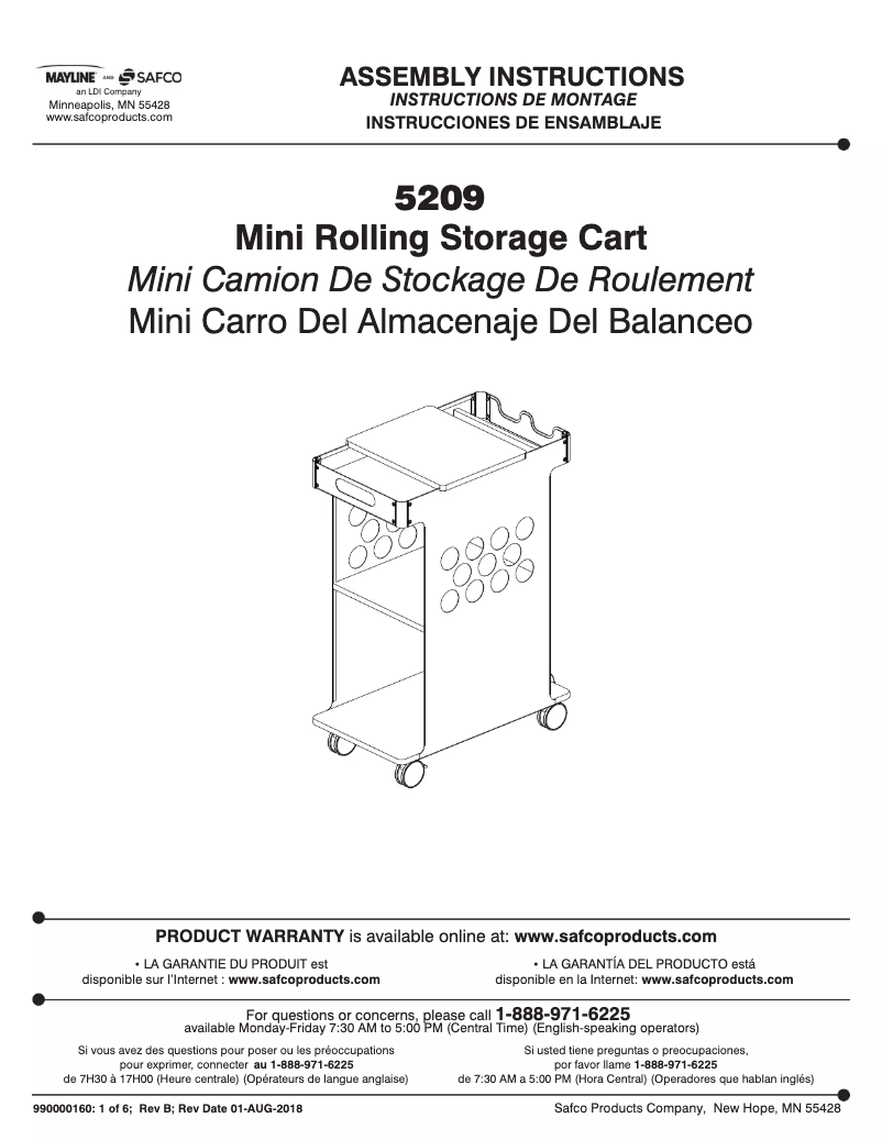Image de la première page du manuel de l'appareil 5209