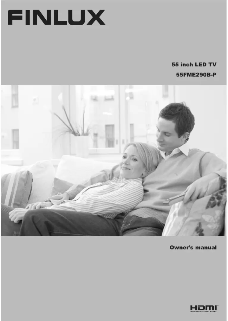 Page n°1 - Manuel utilisateur Finlux 55FME290B-P