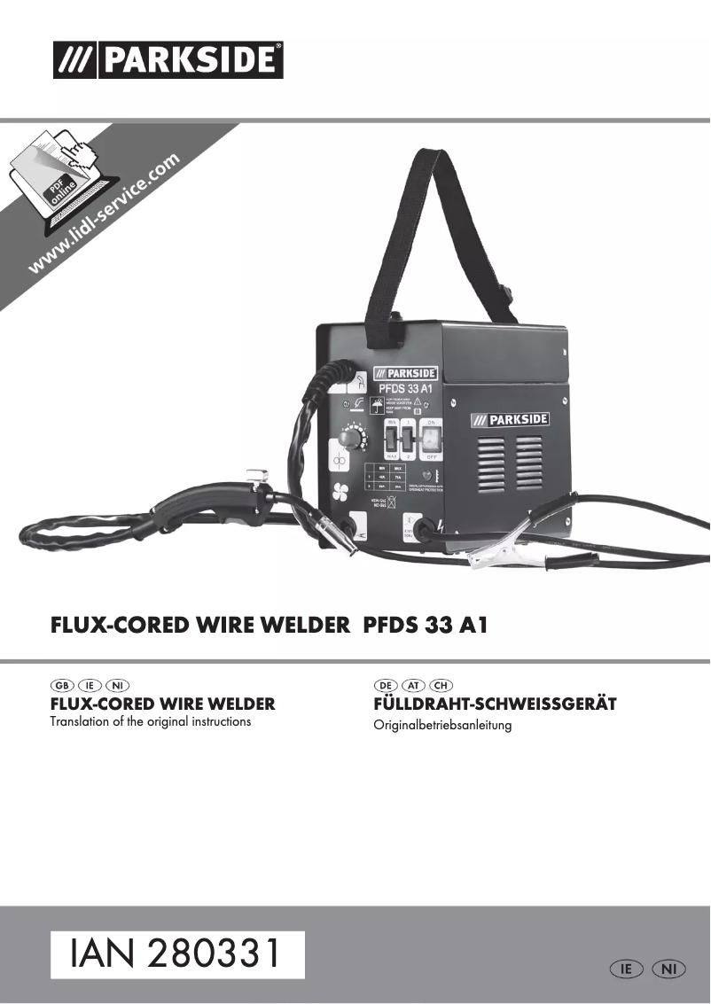 Image de la première page du manuel de l'appareil PFDS 33 A1