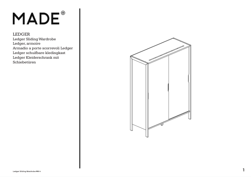 Page n°1 - Manuel utilisateur MADE Ledger