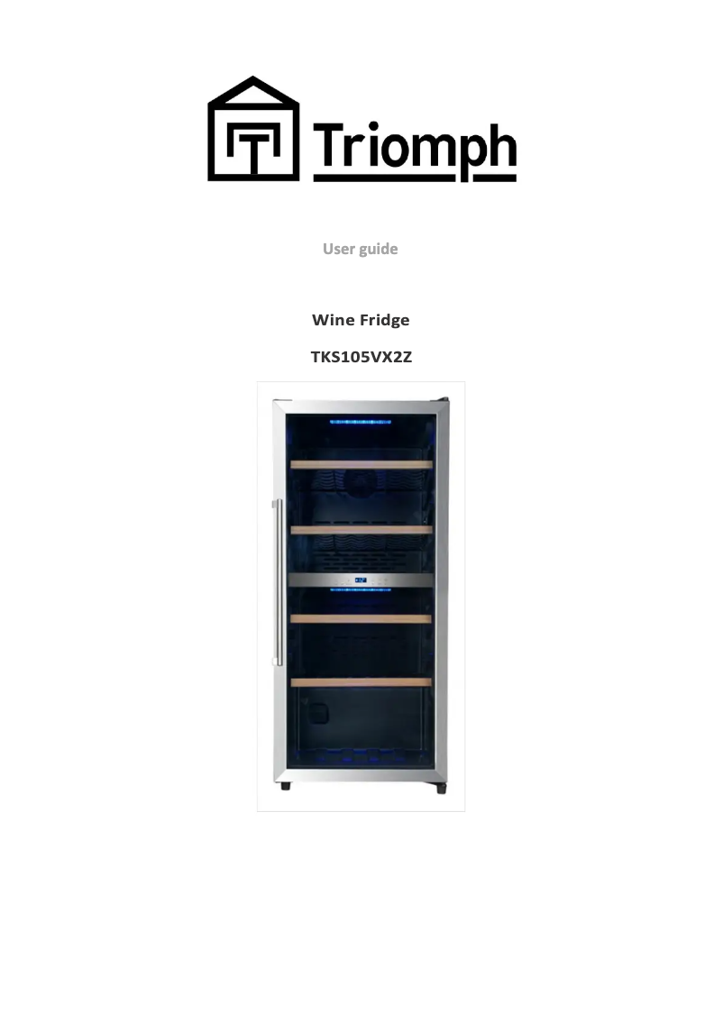 Page n°1 - Manuel utilisateur Triomph TKS105VX2Z