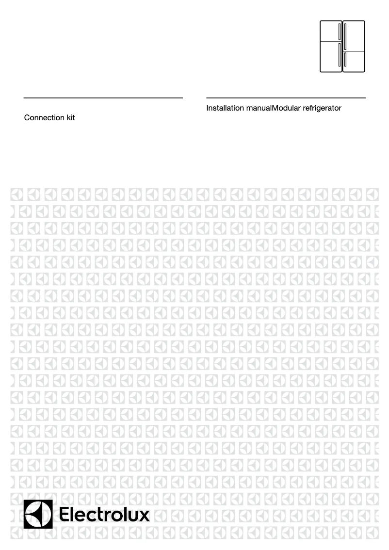 Page 1 de la notice Guide d'installation Electrolux ERM4307SD