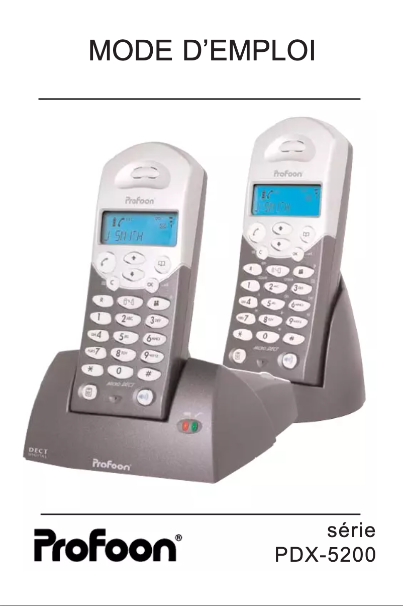 Página 1 del manual Manual de usuario Profoon PDX-5220