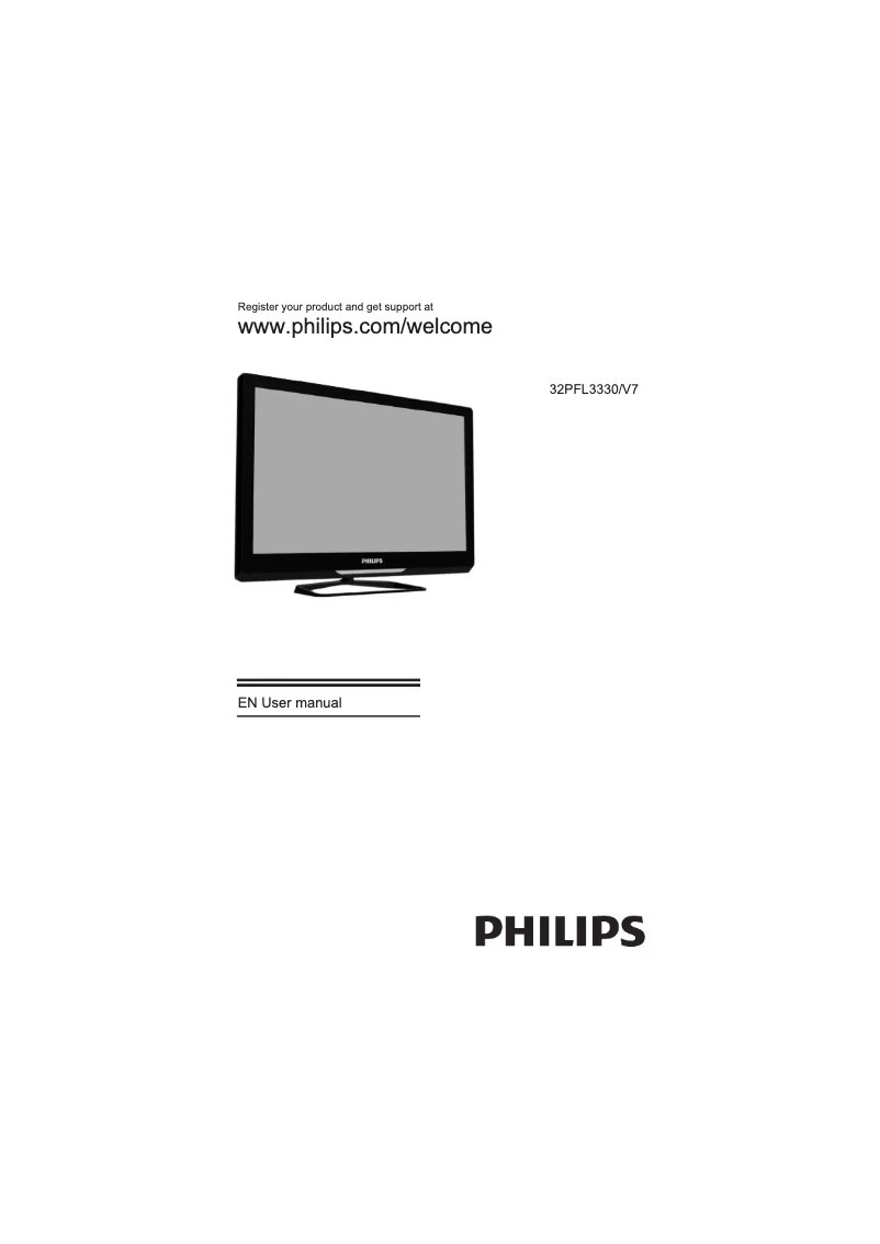 Página 1 del manual Manual de usuario Philips 32PFL3330
