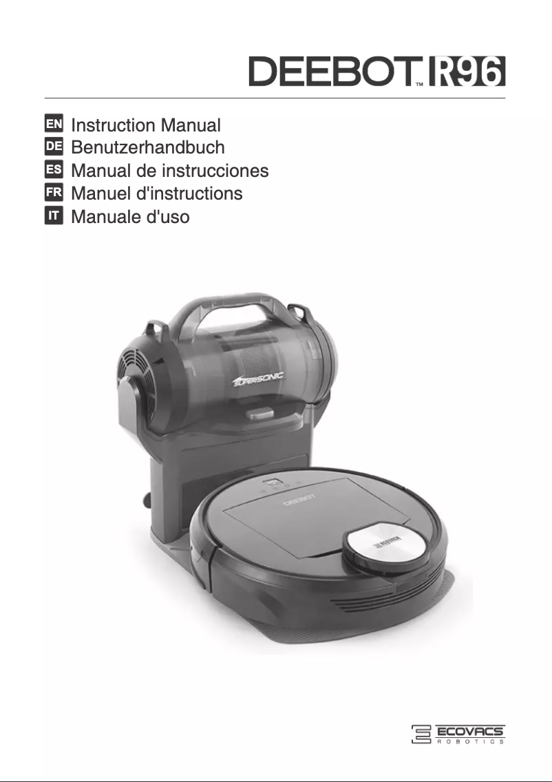 Image de la première page du manuel de l'appareil DEEBOT R96