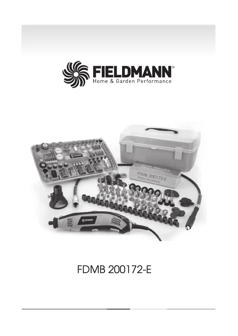 Page 1 de la notice Manuel utilisateur Fieldmann FDMB 200172-E