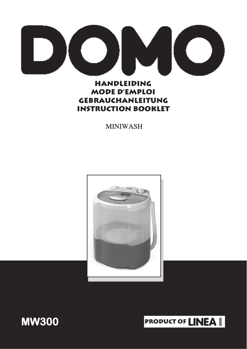 Image de la première page du manuel de l'appareil MW300