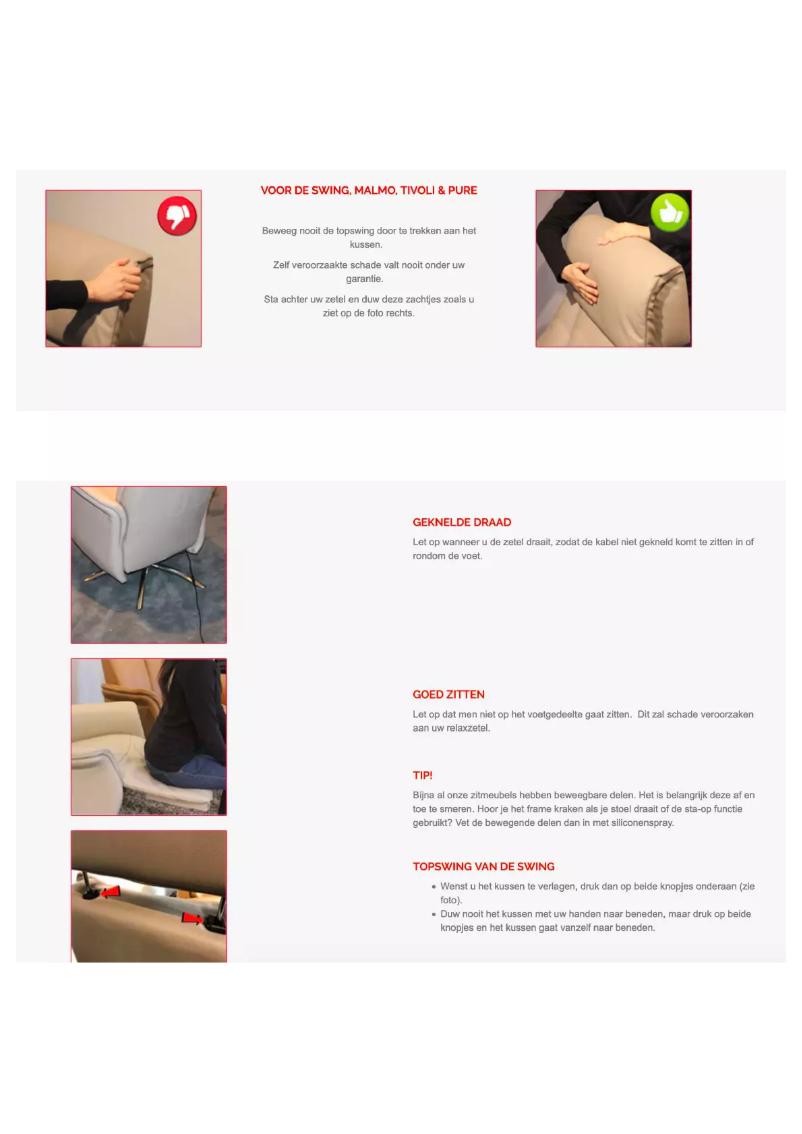 Page 1 de la notice Manuel utilisateur Swiss Relax Medicare