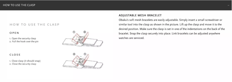 Page 1 of the manual User Manual Obaku Lund
