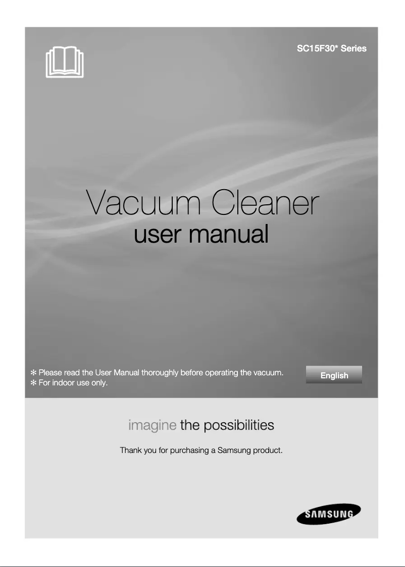 Page n°1 - Manuel utilisateur Samsung SC15F30WD