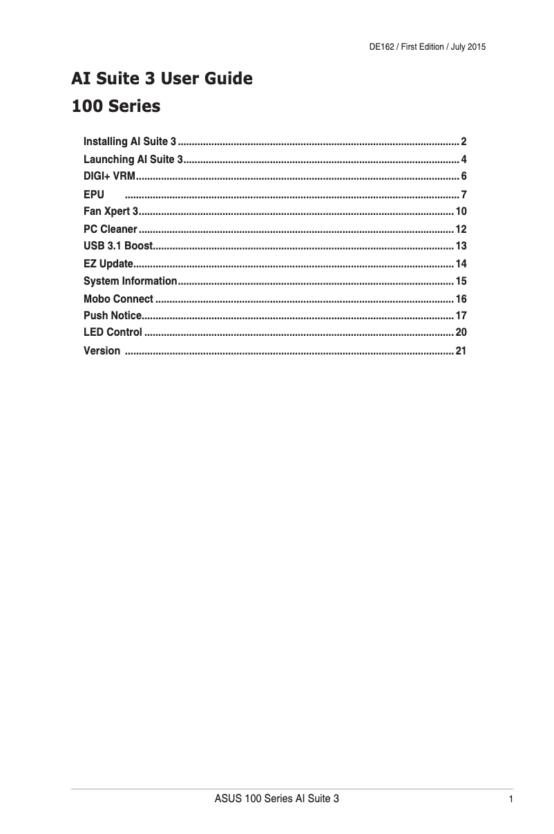 Page 1 de la notice Manuel utilisateur Asus H110M-A/DP