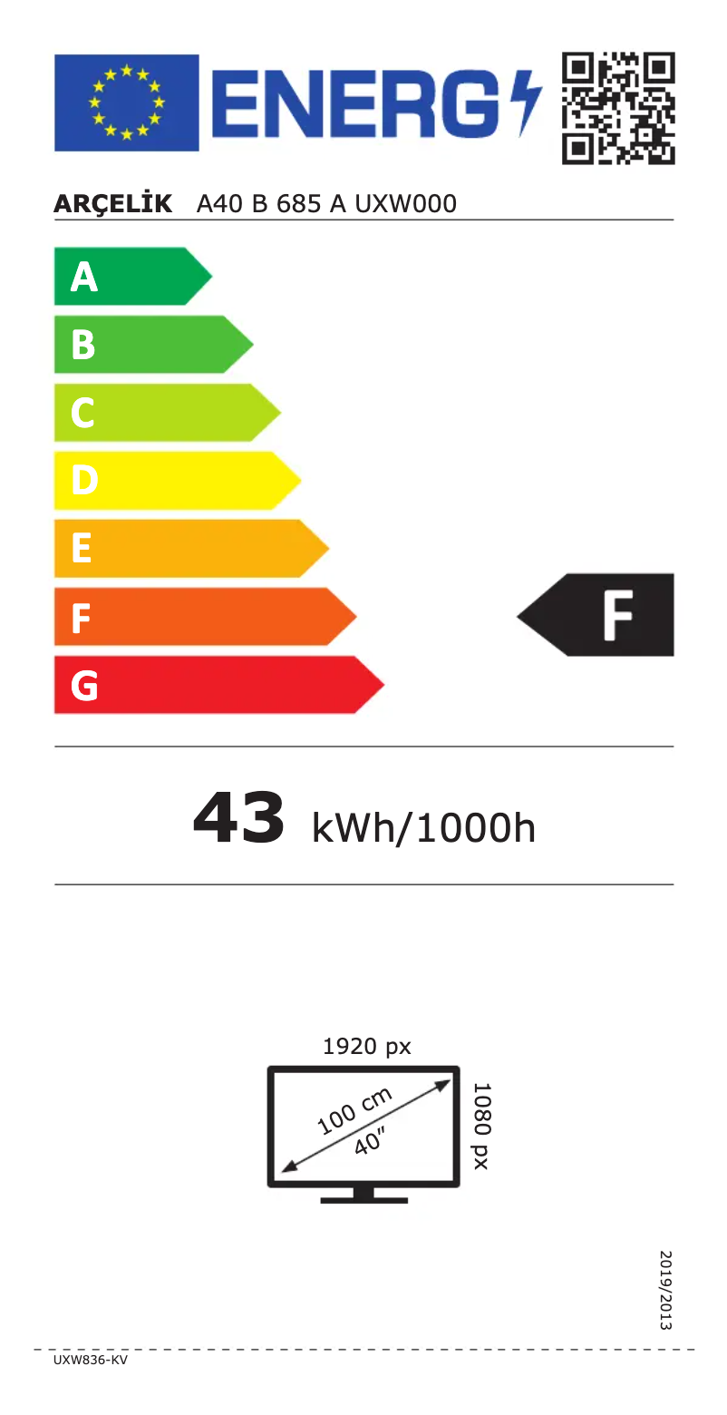 Image de la première page du manuel de l'appareil A40 B 685 A
