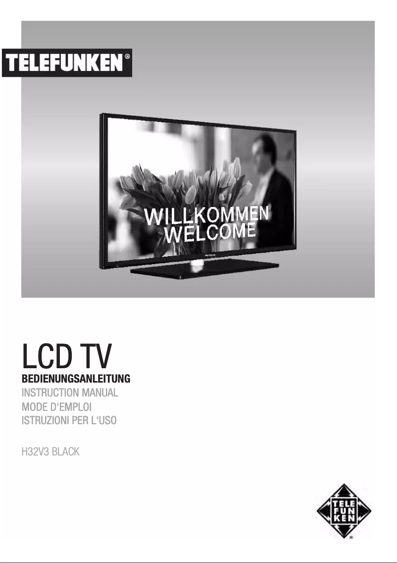 Page n°1 - Manuel utilisateur Telefunken H32V3 Black
