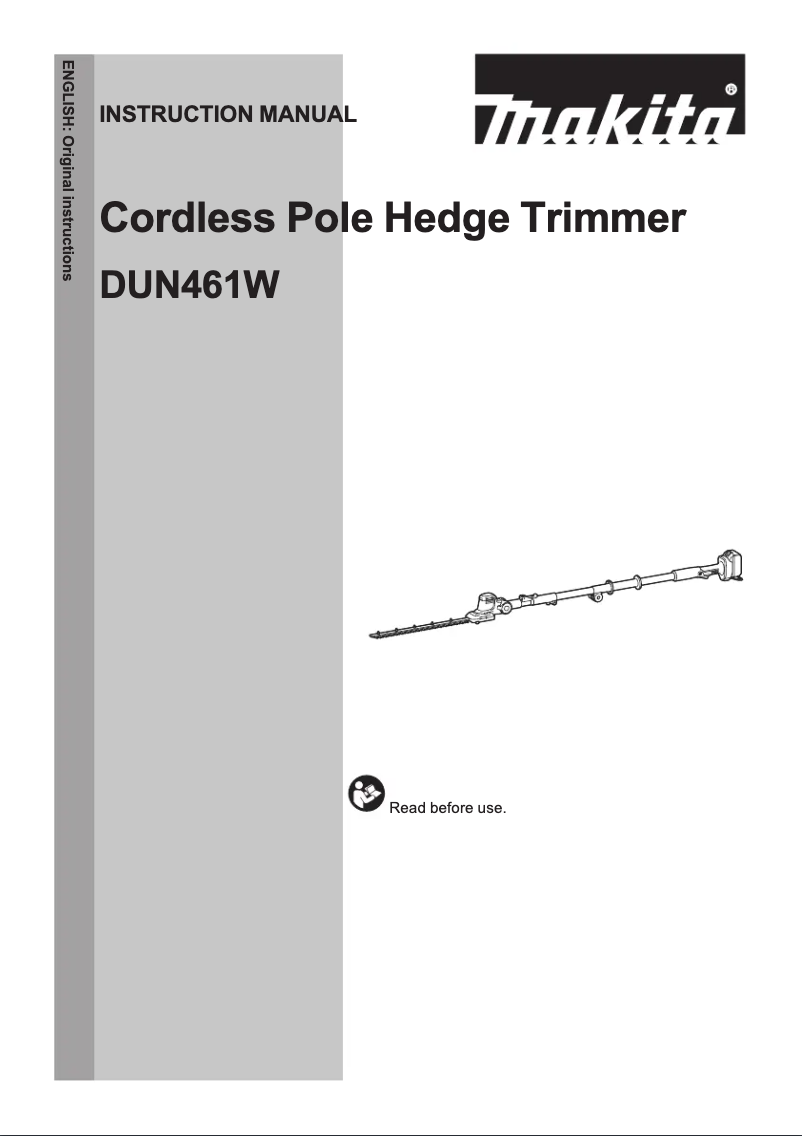 Page 1 de la notice Manuel utilisateur Makita DUN461WRT