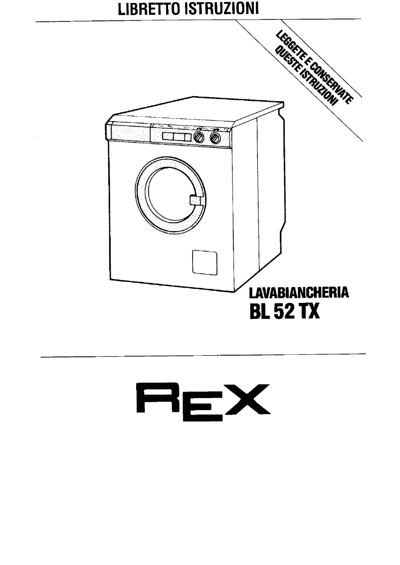 Página 1 del manual Manual de usuario Rex BL52TX