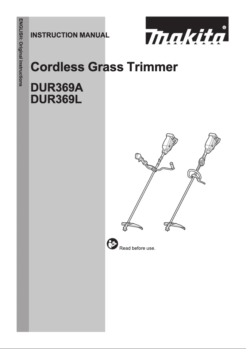 Page 1 de la notice Manuel utilisateur Makita DUR369LPG2