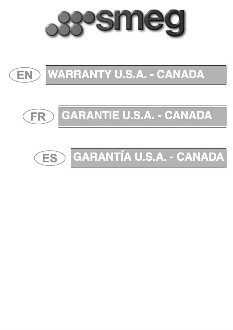 Page 1 de la notice Mode d'emploi Smeg TRU36GGX