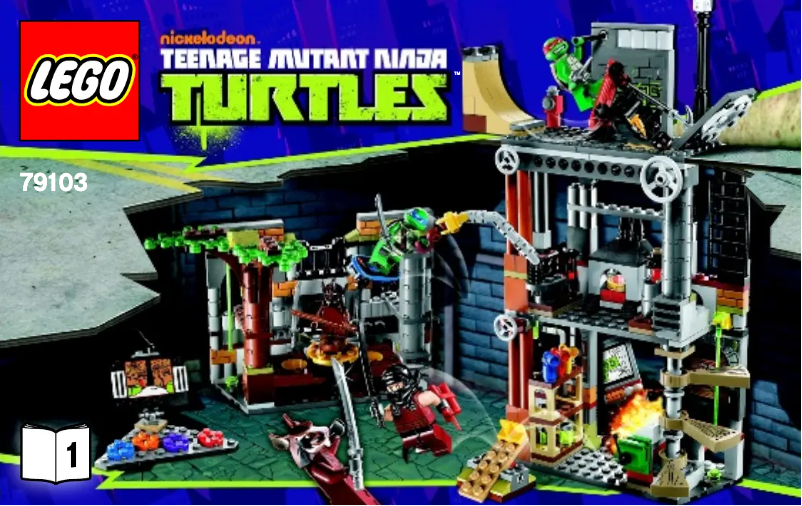 Image de la première page du manuel de l'appareil Turtle Lair Attack