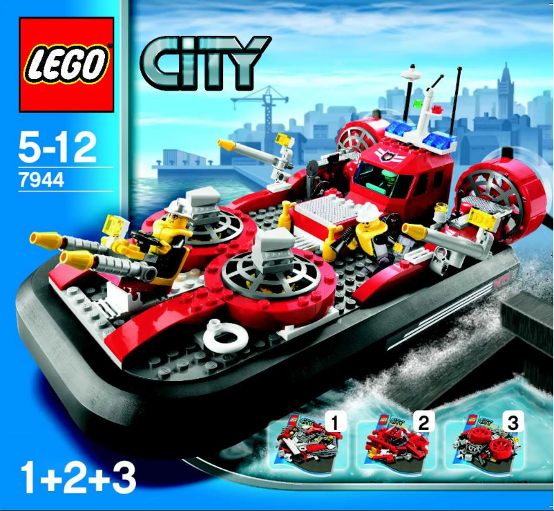 Page n°1 - Manuel utilisateur Lego Fire Hovercraft