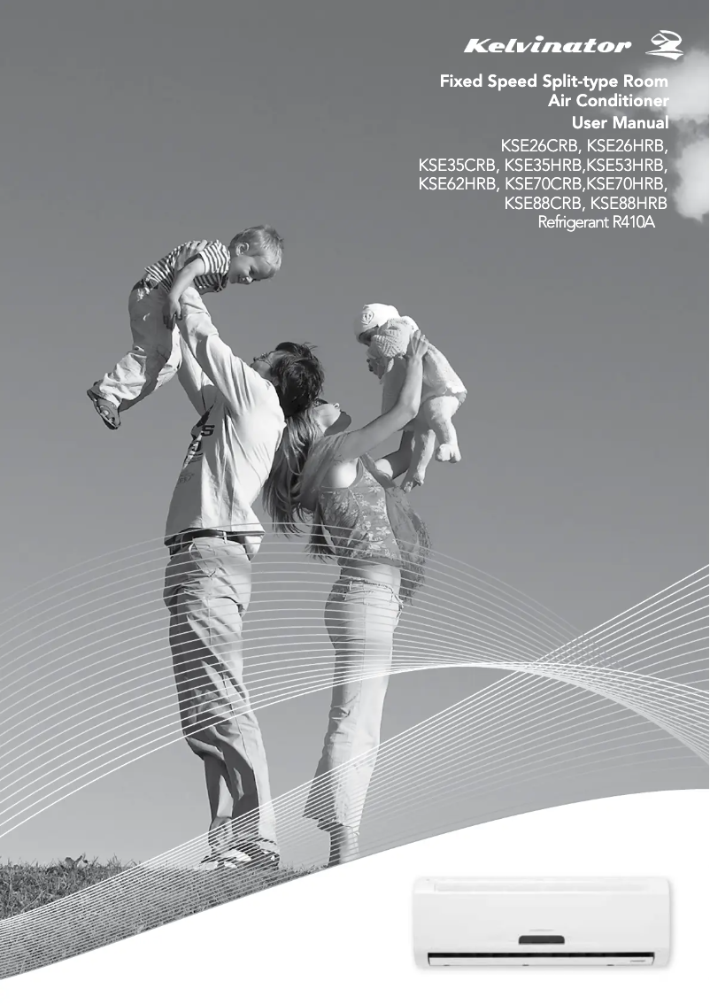 Page n°1 - Manuel utilisateur Kelvinator KSE26HRB