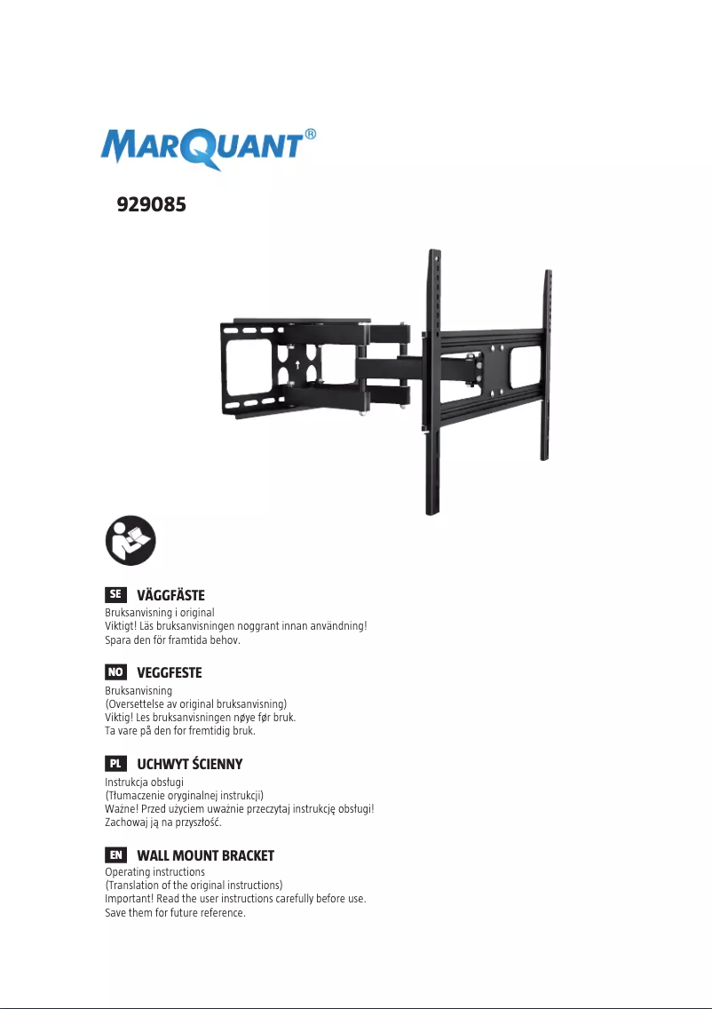Página 1 del manual Manual de usuario Marquant 929-085